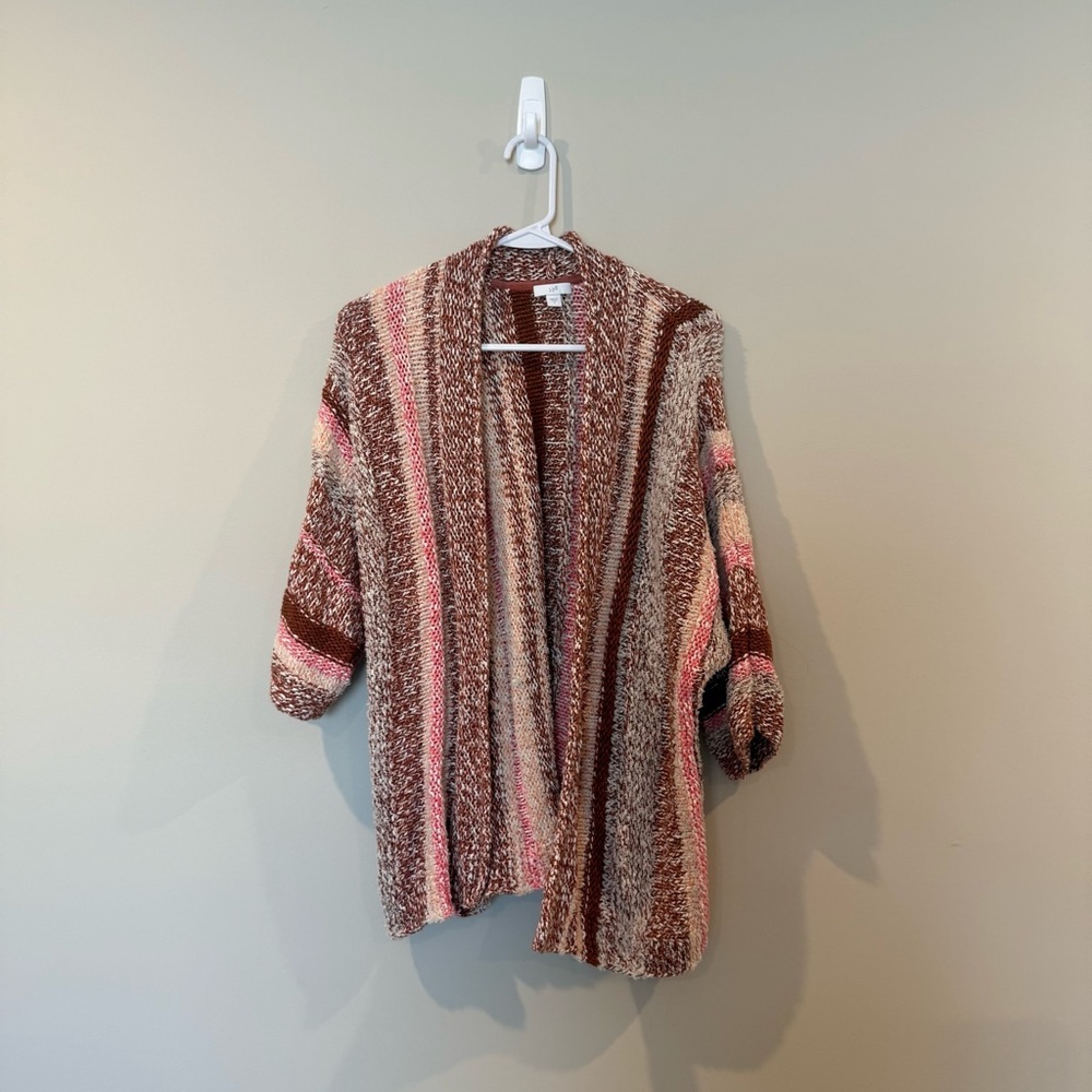 J. Jill Women's Brown and White Sweater Size Small